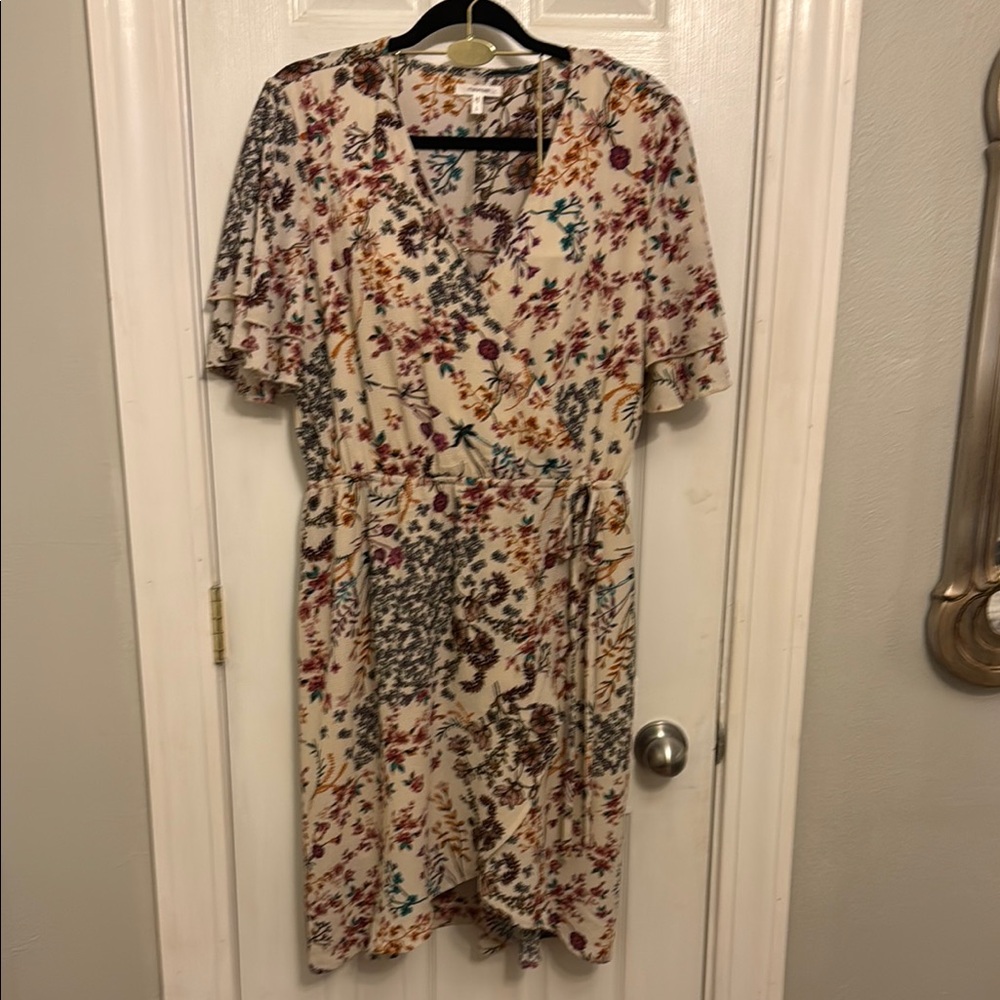 Floral Wrap Dress